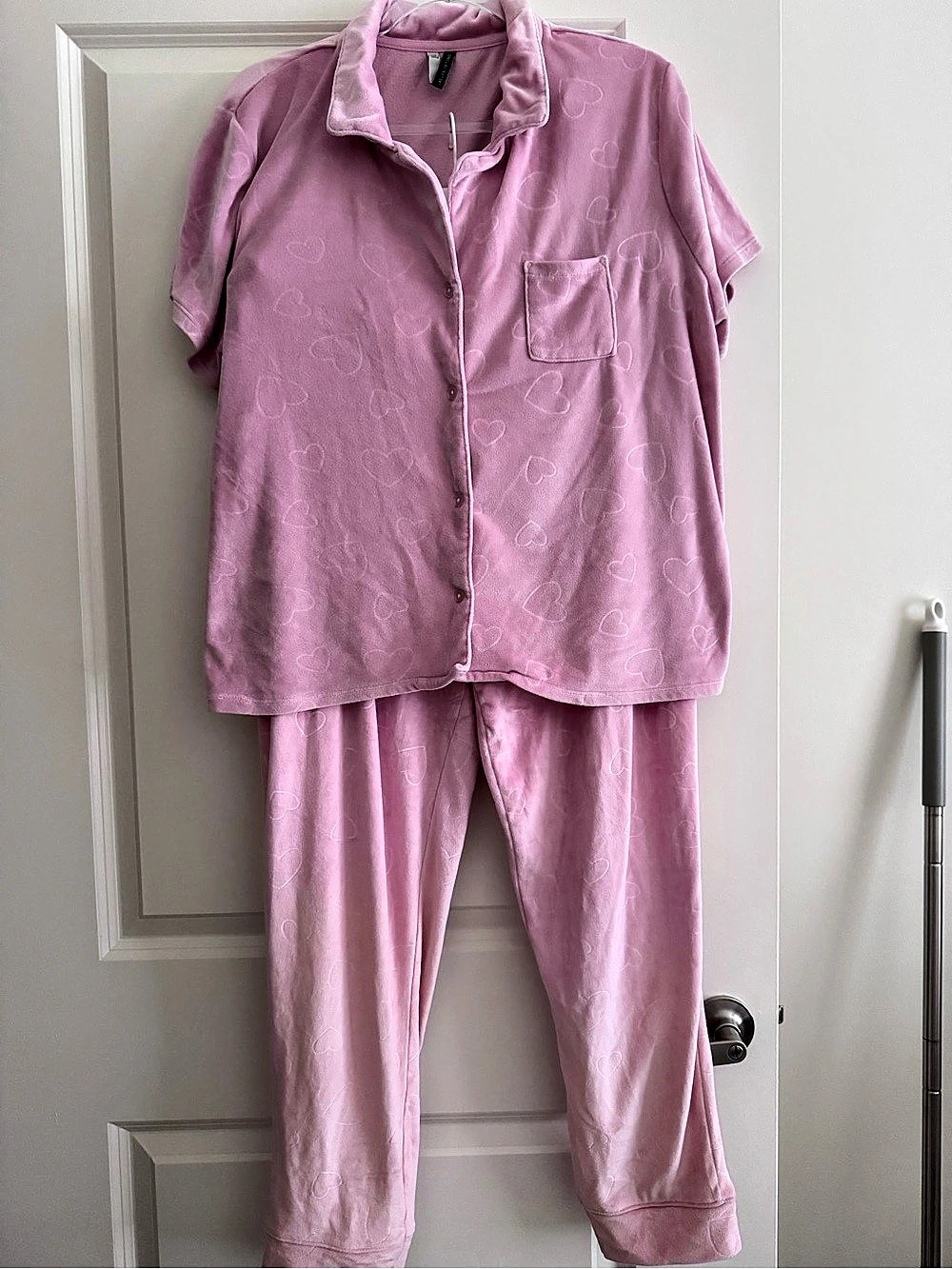 Jaclyn Intimates Heart Pajama Set Size XL